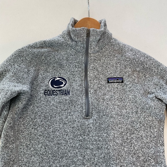 PATAGONIA Women’s M (Fits Small)  Better Sweater 1/4 Zip Heather Gray Normcore - Picture 3 of 14